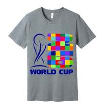 World Cup 2026 T-Shirt, World Cup Shirt - World Cup T Shirt - USA World Cup Shirt, 2026 World Cup Tee Soccer Flags Graphic Tee - Xám - Xem 11