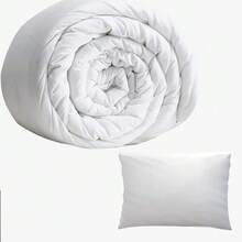 Hollowfibre Duvet  Single, Double, King, & Superking With Pillows In Different Togs - White - View 20