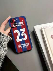 Camiseta de Koundé con el número veintitrés para ACNUR (ACNUR). Esta elegante funda es compatible con Samsung, Apple, VIVO, OPPO, , Transsion, ,  y Honor. Fabricada en silicona TPU, ofrece protección contra golpes y caídas, además de una sensación superior. Es un regalo ideal para familiares, amigos y seres queridos, y una opción perfecta para San Valentín y Año Nuevo. - Negro - Ver 6
