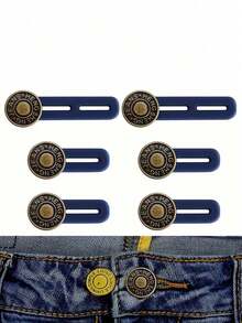 Expansor de cintura elástico con cierre a presión, ajustable y desmontable, universal y sin costuras - A - Ver 9