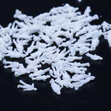 50pcs 1:50/75/87/100/150/200 Scale Whtie Paintable ABS Plastic Miniature People Figures For Landscape Diorama - As Photos - View 1