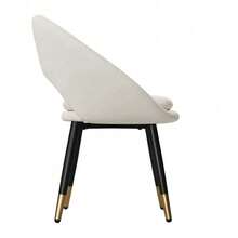 Dining Chairs - Beige + Velvet - View 8