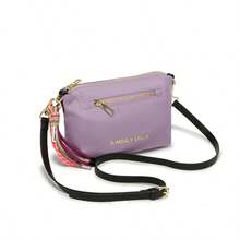 LOLA Shoulder Bag, BIMBA Crossbody Bag, Women's Clutch, Lightweight And Simple Small Square Bag, Women's Bag, Wallet - 紫羅蘭色 - 查看 2