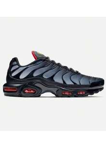 Tênis Air Plus Max Premium Vapor Bolha Amortecedor Molas Deadpoll Academia Corrida Preto branco Casual Festa Promoção - tn preto vermelho - Visão 1