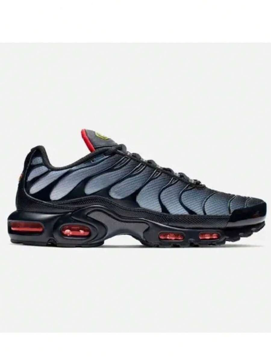 Tênis Air Plus Max Premium Vapor Bolha Amortecedor Molas Deadpoll Academia Corrida Preto branco Casual Festa Promoção - tn preto vermelho - Visão 1