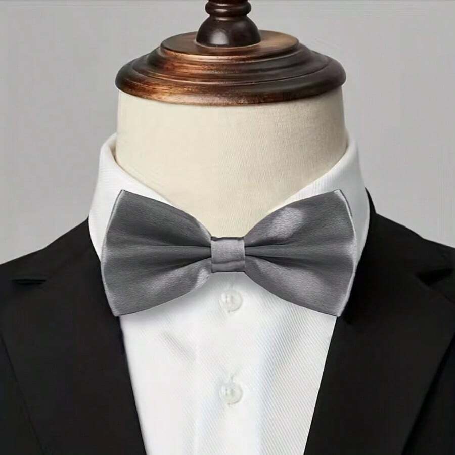 Bow Tie With Adjustable Strap For Adults And Children - Mariposa de plomo - Ver 1
