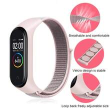 Compatible With Xiaomi Mi Band 3/4/5/6/7, Nylon Strap Replacement Band, Soft & Comfortable, Sweat-Resistant, Suitable For Daily Exercise - XM-34567 - View 2