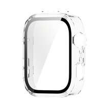 Funda protectora de vidrio templado resistente a los arañazos para Watch Fit 3/4/4 Pro, carcasa de material de PC duradero, accesorio protector para smartwatch - Color transparente - Ver 8