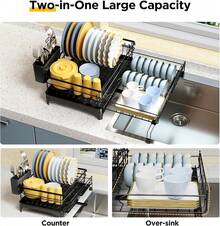 Dish Racks - 42.D X 56.9W X 16H cm - View 2