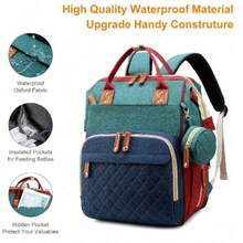 Ba By Diaper Bags With Changing Station, Waterproof Diaper Bag Backpack For Moms Dads, Ba By Shower Gifts, Large Capacity Diaper Backpack - Multicolor - View 4