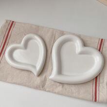 6-Inch/8-Inch Jewelry Tray, Ceramic Makeup Storage Dish, Jewelry Organizer Plate, Small Space Organizing Plate, Photography Prop Plate, Cake & Dessert Plate - White - View 8