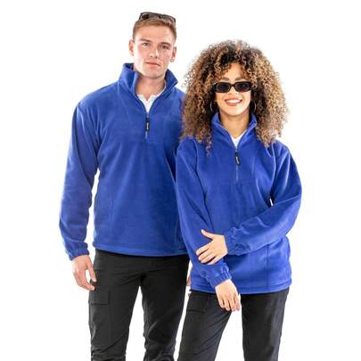 Result Unlined Active 1/4 Zip Anti-Pilling Fleece Top (Forest Green) - 100% Polyester - (BC920)