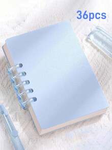 1-20pcs Customized Loose-Leaf Macaron Notebook, Office & Study Supplies, 80 Pages. Compact & Portable, Suitable For Classroom Notes, Recording Client Needs, Schedule Planning And Life Organization. - Multicolor - View 39