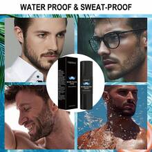 VERONNI 二合一胡须填充笔（带刷头） - 男士胡须填充棒，防水胡须笔和胡须刷，持久遮盖，打造自然妆效，适用于胡须和头发化妆 - 彩色 - 查看 10