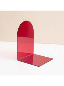 Giá đỡ sách bằng acrylic nhiều màu sắc (1/2 chiếc), giá đựng tạp chí/sách để bàn hình chữ L trong suốt, dày dặn, chống trượt, thiết kế có thể điều chỉnh và tiết kiệm không gian, phù hợp cho gia đình, văn phòng, trường học, mùa tựu trường. - Nhiều màu - Xem 6