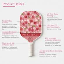 Juego de raquetas de pickleball para principiantes adultos, ligero, incluye 2 pelotas de pickleball, raqueta de pickleball de moda como regalo para el deporte - Beis - Ver 7