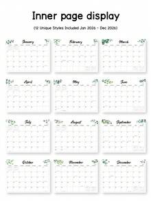 2027 磁性日曆，2026年7月至2027年6月月度冰箱規劃表，附大尺寸可書寫格線，適用於備忘錄、餐點規劃、預約、待辦清單，居家辦公室裝飾、返校用品、辦公用品、桌面配件 - 多色 - 查看 8