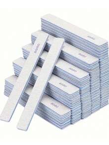 25pcs (Optional 80/80, 100/180) Grit Nail Files, Acrylic Nail Sanding Boards, Professional Manicure Tools, Suitable For Home & Salon, Durable Double-Sided - Multicolor - View 2