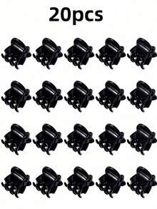 迷你爪夹，适合日常佩戴 - 棕色 - 查看 6