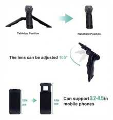 Kit Vlogging Profesional Para Iphone Con Luz Y Micrófono - Ver 4