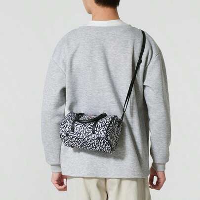 Jordan Unisex Casual Crossbody Bag, Suitable For Daily, Outdoor, Travel, Sports, JD2543015AD-001