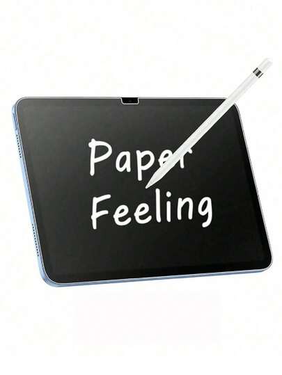 ZYSHI Shockproof Tablet Film 1pc Matte Screen Protector Suitable For 11/10/9/8/7/6/5 Generation 10.9" 10.2" 9.7" Air7/Air6/Air5/Air4/Air3/Air2/Air1/Pro 9.7" Pro 10.5" Paper-Like Texture PET Material Ultra-Thin High Sensitivity Suitable For Tablet Writing And Drawing Essential Screen Protection For Daily Office And Home Use Tablet PCs Waterproof Anti-Fall Anti-Scratch Anti-Fingerprint Full Coverage Spring Gift Anniversary PCs.