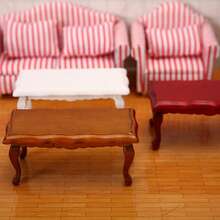 Bàn cà phê bằng gỗ tỷ lệ 1:12 cho nhà búp bê, bàn làm việc thu nhỏ cho phòng khách, phòng ăn, phòng tiếp khách, đồ nội thất trang trí nhà búp bê, thích hợp cho mô hình thu nhỏ, đồ chơi nấu ăn, trang trí cảnh quan nhà búp bê. - Nhiều màu - Xem 2