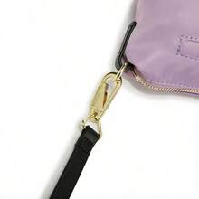 Bolso de hombro LOLA, bolso bandolera BIMBA, clutch de mujer, bolso cuadrado pequeño ligero y sencillo, bolso de mujer, cartera - Beis - Ver 4
