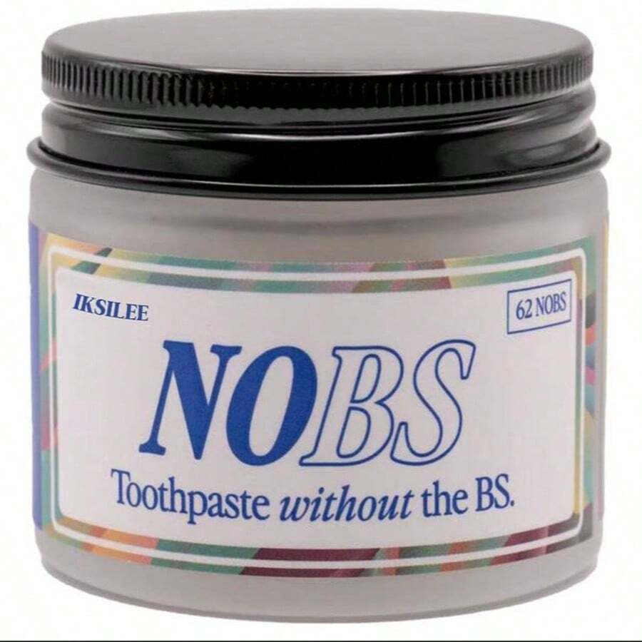 NOBS Toothpaste Tablets - Nano Hydroxyapatite, Fluoride Free, Plastic Free,  Travel Friendly - Remineralize With NHA - 查看 1