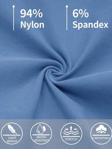 KEFITEVD Women's Hiking Pants Quick-Dry Soft Lightweight Multi-Pockets Pants Camping Cycling Fishing Summer - Dusty Blue - View 6