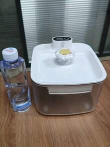 3.2L/108oz Pet Water Dispenser, Cat Water Fountain, Automatic Pet Food Feeder With Water Level Window, Motion Sensor, Quiet Operation, Suitable For Small To Medium Pets - Multicolor - View 15