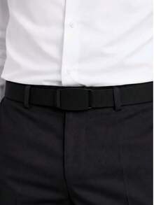 top ties 男士日常使用的腰帶和吊帶休閒禮物 - 黑色 - 查看 3
