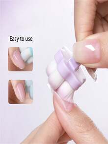 1pc Cat Claw Nail Brush, Dust Removal Brush, Manicure Tool, Suitable For Female Nail Technicians, Nail Salons, Valentine's Day Gift - Multicolor - View 2