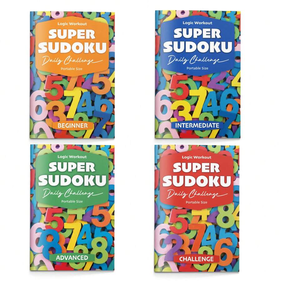 Super Sudoku Logic Puzzle Book Series – Daily Number Grid Challenges In Multi-Level Editions, Portable Brain Teasers For Screen-Free Focus Fun And Logical Thinking Practice Back To School - Early Childhood Sudoku - View 1