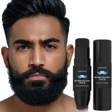 VERONNI 二合一胡须填充笔（带刷头） - 男士胡须填充棒，防水胡须笔和胡须刷，持久遮盖，打造自然妆效，适用于胡须和头发化妆 - 彩色 - 查看 3