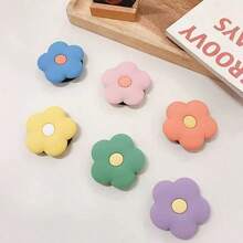 Green Flower Foldable Silicone Phone Holder, Universal Phone Stand - Green - View 6