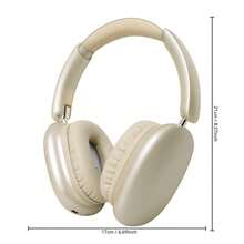 升级版高品质无线耳机，轻巧可折叠，内置麦克风，兼容3.5mm音频线，立体声，适用于笔记本电脑、智能手机、iOS无线游戏，圣诞礼物 - 查看 2