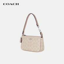 Coach CW426SVPWH Women's Mahjong Bag, Handbag/Clutch/Coin Purse, New Monogram Canvas Handbag From The Nolita Series, Stylish And Versatile, Practical And Luxurious Women's Bag As A Holiday Gift For Your Girlfriend - CW426SVPWH - View 2