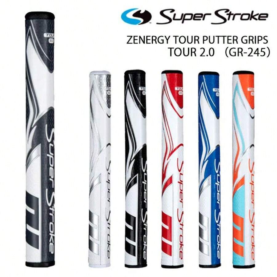 Putter Grip Golf Tour 2.0 Spyne Technology With Advanced Surface Texture Tackiness For Reduced Grip Pressure Unique Parallel Design - Multicolor - View 1