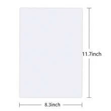 10/20/60pcs Printable Transparent Vinyl Stickers, Suitable For Inkjet Printer, Transparent Film, DIY Personalized Self-Adhesive Paper, Tear-Resistant, Easy To Cut - Rectangle - View 2