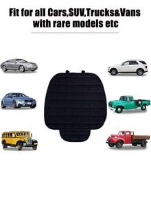 Car Seat Cover, Luxury Plush 4-Season Universal Seat Cushion Cover For Sedan Bottom Seats, Front & Rear Comfortable Protective Cover For SUV, Non-Slip Rubber Bottom With Storage Pocket, Auto Accessories - Car Bottom Seat Cover - View 8