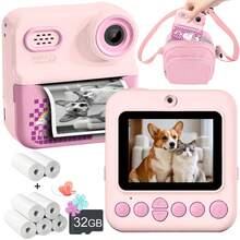 Instant Print Camera For Kids, 1500mAh Rechargeable Battery Camera Set, Children's Digital Camera, High Definition Digital Camera Portable Multi-Function Children's Photo Printer, Camera And Accessories Creative Drawing Photography Gift, Kid-Friendly Design, Suitable For Christmas, Birthday And New Year Gifts For 3-12 Years Old Boys And Girls - P03 New Model - View 16