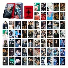 LNGSHOT 小卡，Jay Park 的  新人男团，迷你专辑《Shot Callers》先行曲《Saucin》主打歌《Moonwalkin》，OHYUL RYUL WOOJIN LOUIS 出道小卡套装， 粉丝的理想礼物 - 彩色 - 查看 9