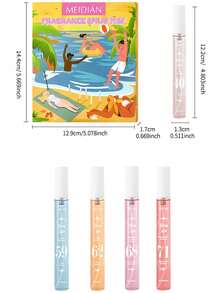 1/5支装10毫升热带海滩香氛礼盒，适合女性，持久留香，便携式家居香氛，卧室/衣橱/浴室必备，夏季旅行必备，情人节/母亲节/婚礼/毕业季的理想之选 - A - 查看 6