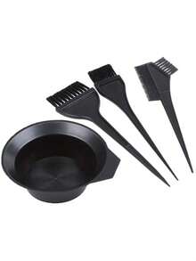 11件套染发工具套装，沙龙专用刷梳套装，一次性手套，染发碗，美发用品 - 多色 - 查看 8