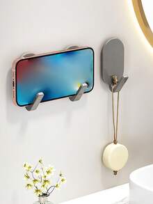 5pcs No-Drill, Multi-Functional Modern Hooks Are Perfect For Hanging Towels, Bathrobes, Keys, Umbrellas, Kitchen Utensils, And More. Suitable For Bathroom, Living Room, And Kitchen Storage. - Multicolor - View 7
