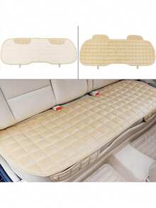 Car Seat Cover, Luxury Plush 4-Season Universal Seat Cushion Cover For Sedan Bottom Seats, Front & Rear Comfortable Protective Cover For SUV, Non-Slip Rubber Bottom With Storage Pocket, Auto Accessories - Car Bottom Seat Cover - View 15