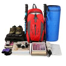 40L Mochila de senderismo, mochila de viaje ligera para camping y senderismo, unisex - Multicolor - Ver 3