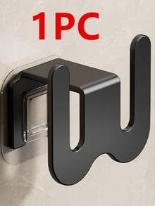 1/2pcs No Drill Wall Mounted Slipper Rack, Bathroom Shower Shoe Storage Hook Organizer - Multicolor - View 9