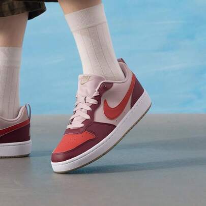 Nike Court Borough Low Recraft (GS) Lightweight Comfortable Shock-Absorbing Outdoor Daily Sports Casual Shoes DV5456-603